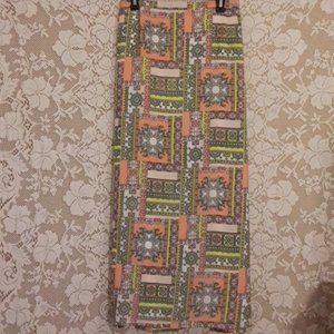 Plus Size Maxi Skirt - Fully Lined